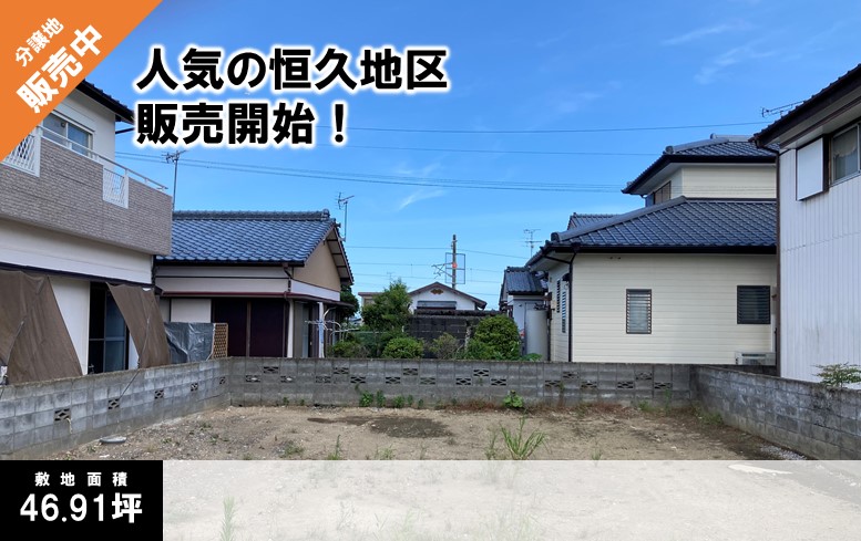 恒久分譲地 １区画校区：赤江小・赤江東中
