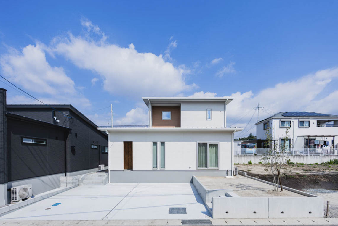 大津町引水  ●今は二階建て将来は平屋建売モデル（大津町引水）#回遊性のあるキッチン