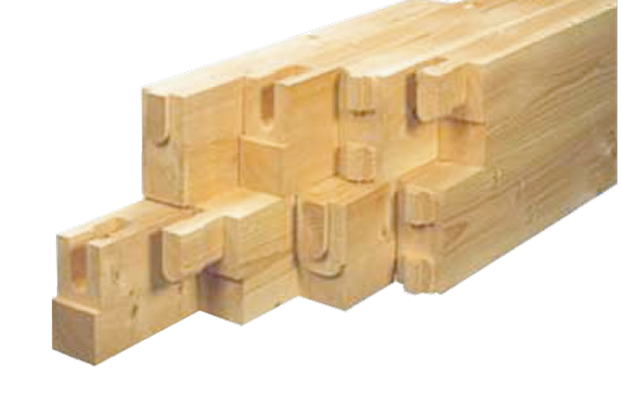 国産杉を使った構造材