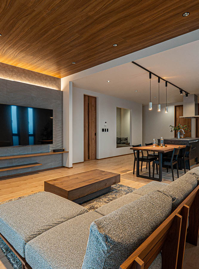 まるで旅館のような落ち着きのある高級感（約33坪）