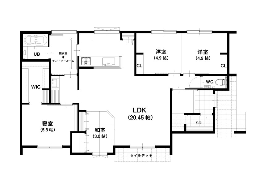 ＼ながら家事で、家事が回る家／ 『テラス五十市B号館』
